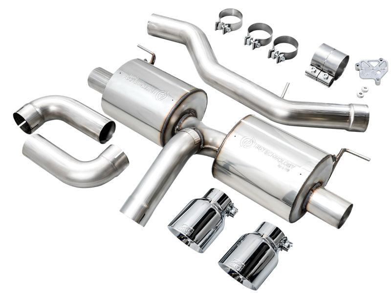 AWE 19-23 BMW 330i / 21-23 BMW 430i Base G2X Touring Axle Back Exhaust - Chrome Silver AWE Tuning Axle Back  AXOPROS