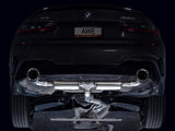 AWE 19-23 BMW 330i / 21-23 BMW 430i Base G2X Touring Axle Back Exhaust - Chrome Silver AWE Tuning Axle Back  AXOPROS