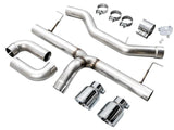 AWE 19-23 BMW 330i / 21-23 BMW 430i Base G2X Track Edition Axle Back Exhaust - Chrome Silver AWE Tuning Axle Back  AXOPROS