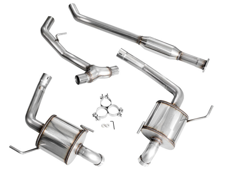 AWE 20-25 Subaru Outback (Wilderness & XT) 0FG Catback Exhaust w/Dual BashGuards AWE Tuning Catback  AXOPROS