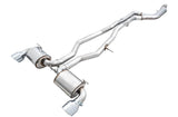 AWE 2020 Toyota Supra A90 Non-Resonated Touring Edition Exhaust - 5in Chrome Silver Tips AWE Tuning Catback  AXOPROS