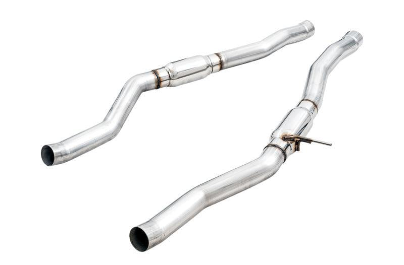 AWE 2020 Toyota Supra A90 Resonated Touring Edition Exhaust - 5in Chrome Silver Tips AWE Tuning Catback  AXOPROS