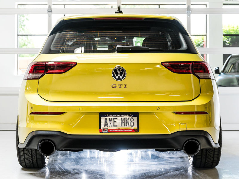 AWE 2022 VW GTI MK8  Track Edition Exhaust - Diamond Black Tips AWE Tuning Catback  AXOPROS