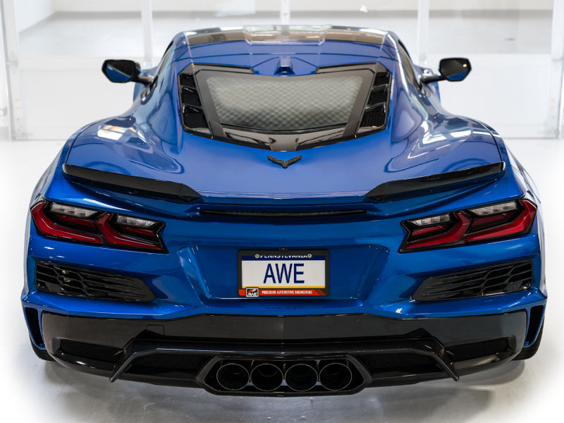 AWE 2023 C8 Corvette Z06 SwitchPath Cat-Back Exhaust - Diamond Black Tips AWE Tuning Catback  AXOPROS