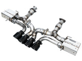 AWE 2023 C8 Corvette Z06 SwitchPath Cat-Back Exhaust - Diamond Black Tips AWE Tuning Catback  AXOPROS