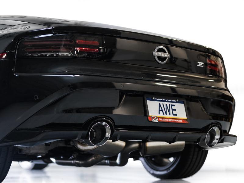 AWE 2023 Nissan Z RZ34 RWD Touring Edition Catback Exhaust System w/ Chrome Silver Tips AWE Tuning Catback  AXOPROS