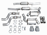 AWE 2023 Nissan Z RZ34 RWD Touring Edition Catback Exhaust System w/ Chrome Silver Tips AWE Tuning Catback  AXOPROS