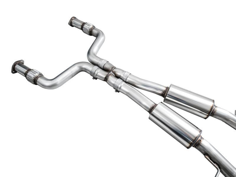 AWE 2023 Nissan Z RZ34 RWD Touring Edition Catback Exhaust System w/ Chrome Silver Tips AWE Tuning Catback  AXOPROS