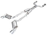 AWE 2023 Nissan Z RZ34 RWD Touring Edition Catback Exhaust System w/ Chrome Silver Tips AWE Tuning Catback  AXOPROS