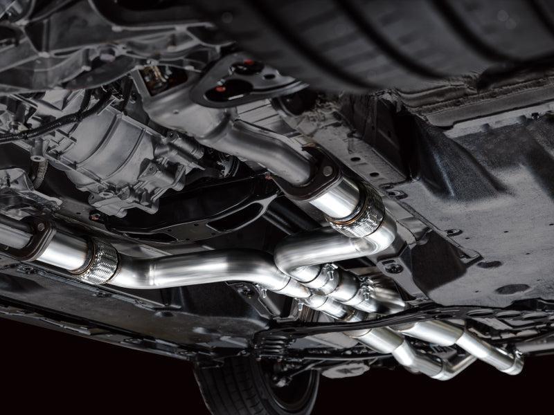 AWE 2023 Nissan Z RZ34 RWD Touring Edition Catback Exhaust System w/ Diamond Black Tips AWE Tuning Catback  AXOPROS