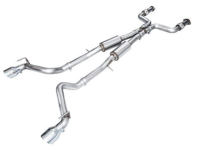 AWE 2023 Nissan Z RZ34 RWD Track Edition Catback Exhaust System w/ Chrome Silver Tips AWE Tuning Catback  AXOPROS