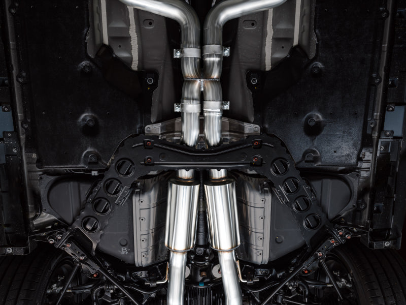 AWE 2023 Nissan Z RZ34 RWD Track Edition Catback Exhaust System w/ Diamond Black Tips AWE Tuning Catback  AXOPROS