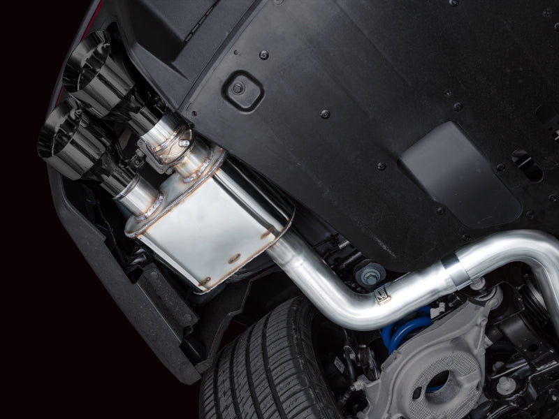 AWE 2024 Ford Mustang Dark Horse S650 RWD SwitchPath Catback Exhaust w/ Quad Diamond Black Tips AWE Tuning Catback  AXOPROS