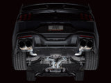 AWE 2024 Ford Mustang Dark Horse S650 RWD SwitchPath Catback Exhaust w/ Quad Diamond Black Tips AWE Tuning Catback  AXOPROS