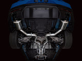 AWE 2024 Ford Mustang GT Fastback S650 RWD Touring Catback Exhaust w/ Dual Diamond Black Tips AWE Tuning Catback  AXOPROS