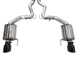 AWE 2024 Ford Mustang GT Fastback S650 RWD Touring Catback Exhaust w/ Dual Diamond Black Tips AWE Tuning Catback  AXOPROS
