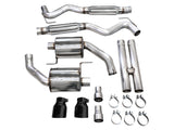 AWE 2024 Ford Mustang GT Fastback S650 RWD Touring Catback Exhaust w/ Dual Diamond Black Tips AWE Tuning Catback  AXOPROS