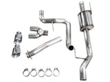 AWE 21-25 Ford F150 (14th Gen Reg Cab) Cat-Back Exhaust - 4.5in Dual Side Exit Chrome Tips AWE Tuning Catback  AXOPROS
