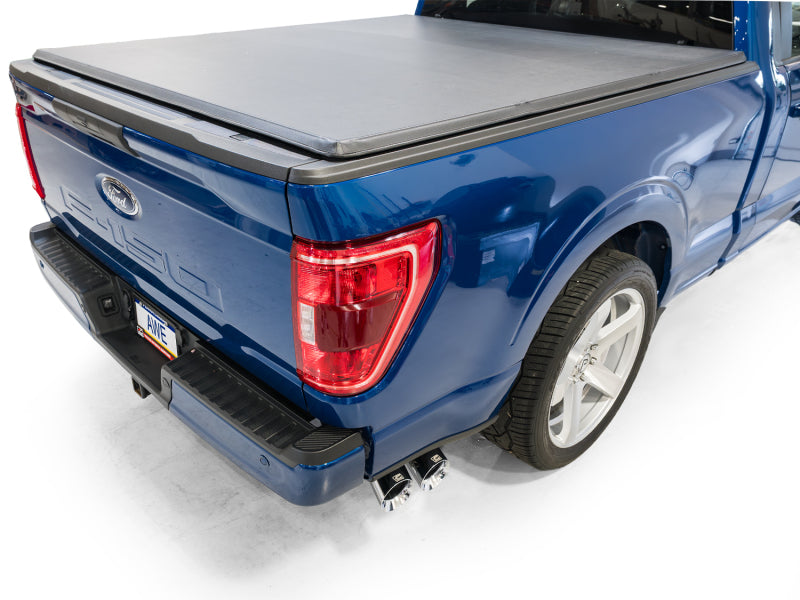 AWE 21-25 Ford F150 (14th Gen Reg Cab) Cat-Back Exhaust - 4.5in Dual Side Exit Chrome Tips AWE Tuning Catback  AXOPROS