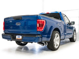 AWE 21-25 Ford F150 (14th Gen Reg Cab) Cat-Back Exhaust - 4.5in Dual Side Exit Chrome Tips AWE Tuning Catback  AXOPROS