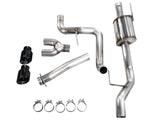 AWE 21-25 Ford F150 (14th Gen Reg Cab) Cat-Back Exhaust - 4.5in Dual Side Exit Diamond Black Tips AWE Tuning Catback  AXOPROS