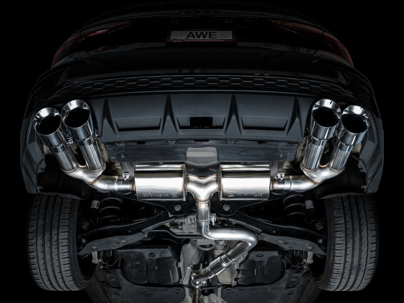 AWE 22-24 Audi 8Y S3 Touring Edition Exhaust - Chrome Silver Tips AWE Tuning Catback  AXOPROS