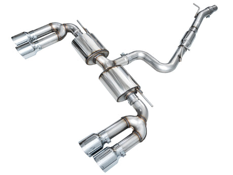 AWE 22-24 Audi 8Y S3 Touring Edition Exhaust - Chrome Silver Tips AWE Tuning Catback  AXOPROS