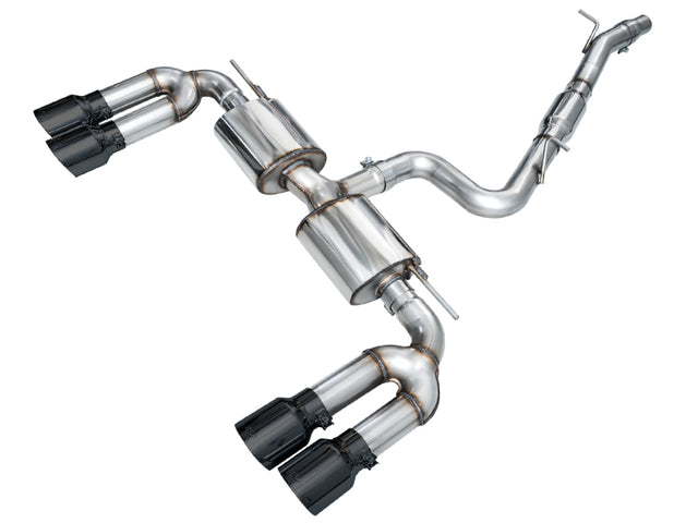 AWE 22-24 Audi 8Y S3 Touring Edition Exhaust - Diamond Black Tips AWE Tuning Catback  AXOPROS