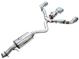 AWE 23-24 Toyota GR Corolla Touring Edition Catback Exhaust - Chrome Silver Tips AWE Tuning Catback  AXOPROS