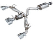AWE 23-24 Toyota GR Corolla Touring Edition Catback Exhaust - Chrome Silver Tips AWE Tuning Catback  AXOPROS