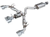 AWE 23-24 Toyota GR Corolla Touring Edition Catback Exhaust - Chrome Silver Tips AWE Tuning Catback  AXOPROS