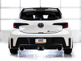 AWE 23-24 Toyota GR Corolla Track Edition Catback Exhaust - Chrome Silver Tips AWE Tuning Catback  AXOPROS