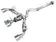 AWE 23-24 Toyota GR Corolla Track Edition Catback Exhaust - Chrome Silver Tips AWE Tuning Catback  AXOPROS