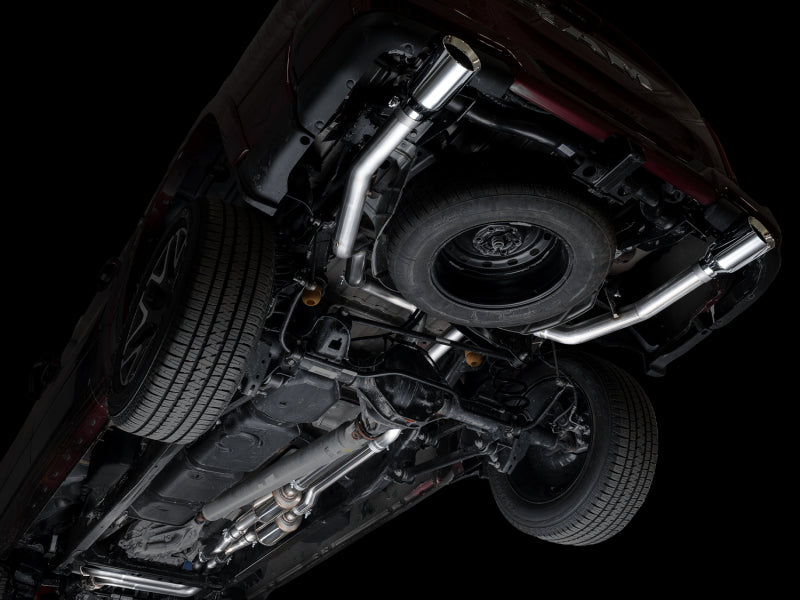 AWE 25+ RAM 1500 3.0TT 0FG Catback Touring Exhaust - Chrome Silver Tips AWE Tuning Catback  AXOPROS