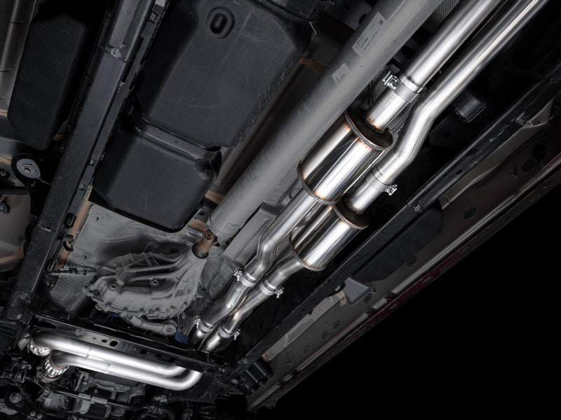 AWE 25+ RAM 1500 3.0TT 0FG Catback Touring Exhaust - Chrome Silver Tips AWE Tuning Catback  AXOPROS