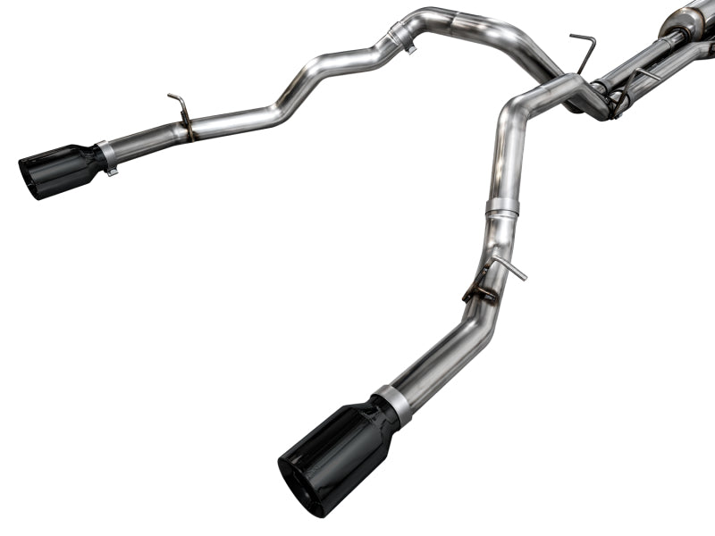 AWE 25+ RAM 1500 3.0TT 0FG Catback Touring Exhaust - Diamond Black Tips AWE Tuning Catback  AXOPROS