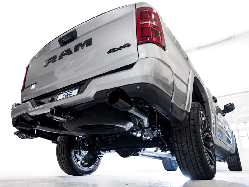 AWE 25+ RAM 1500 3.0TT 0FG Catback Touring Exhaust - Diamond Black Tips AWE Tuning Catback  AXOPROS