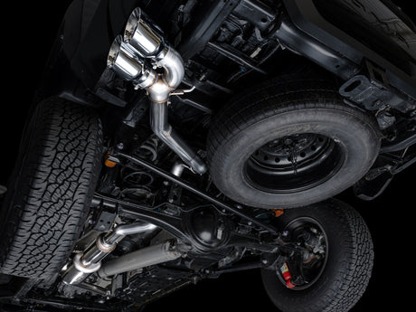 AWE Exhaust for 4th Gen Toyota Tacoma Dual Chrome Silver Tips AWE Tuning Catback  AXOPROS