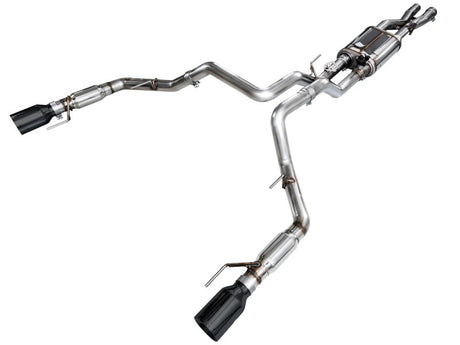 AWE Gen 3 Ford Raptor SwitchPath Exhaust  - Diamond Black Tips AWE Tuning Catback  AXOPROS