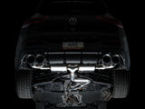 AWE MK8 Volkswagen Golf R 3in Touring Edition Quad Exhaust - Chrome Silver Tips AWE Tuning Catback  AXOPROS