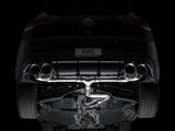 AWE MK8 Volkswagen Golf R 3in Track Edition Quad Exhaust - Chrome Silver Tips AWE Tuning Catback  AXOPROS