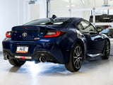 AWE Subaru BRZ/ Toyota GR86/ Toyota 86 Track Edition Cat-Back Exhaust- Chrome Silver Tips AWE Tuning Catback  AXOPROS