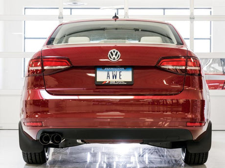 AWE Tuning 09-14 Volkswagen Jetta Mk6 1.4T Track Edition Exhaust - Diamond Black Tips AWE Tuning Catback  AXOPROS