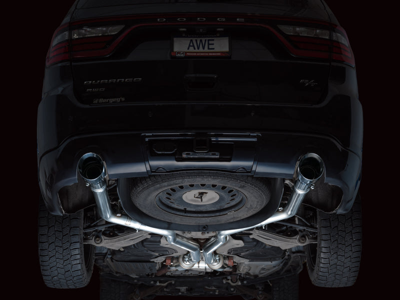 AWE Tuning 11-24 Dodge Durango 5.7L Track Edition Exhaust w/ Chrome Silver Tips AWE Tuning Catback  AXOPROS