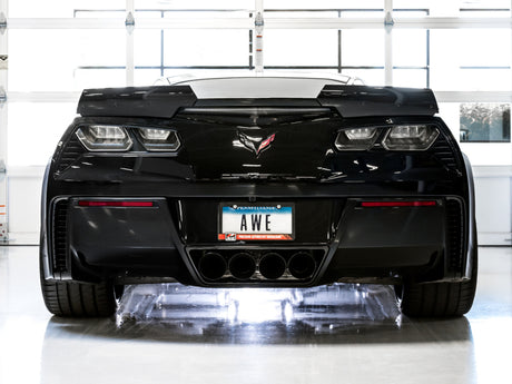 AWE Tuning 14-19 Chevy Corvette C7 Z06/ZR1 Touring Edition Axle-Back Exhaust w/Black Tips AWE Tuning Axle Back  AXOPROS