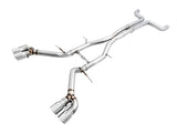 AWE Tuning 16-19 Chevy Camaro SS Non-Res Cat-Back Exhaust - Track Edition (Quad Chrome Silver Tips) AWE Tuning Catback  AXOPROS