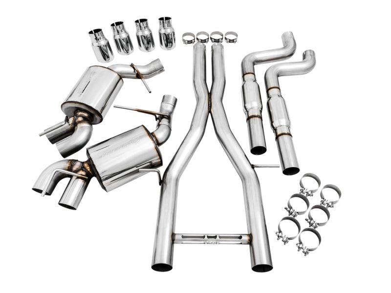 AWE Tuning 16-19 Chevy Camaro SS Res Cat-Back Exhaust -Touring Edition (Quad Chrome Silver Tips) AWE Tuning Catback  AXOPROS