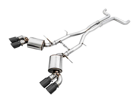 AWE Tuning 16-19 Chevy Camaro SS Non-Res Cat-Back Exhaust -Touring Edition (Quad Diamond Black Tips) AWE Tuning Catback  AXOPROS