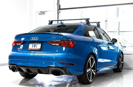 AWE Tuning 17-19 Audi RS3 8V Track Edition Exhaust - Diamond Black Tips RS-Style Tips AWE Tuning Catback  AXOPROS