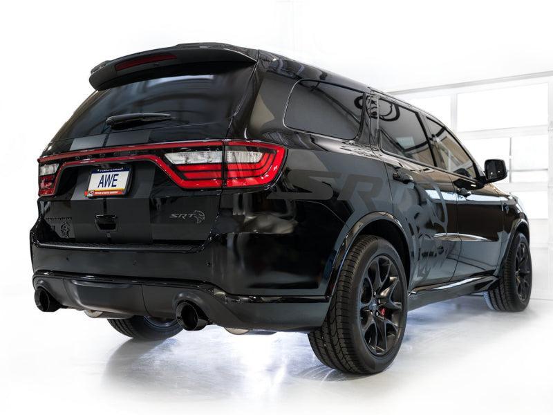 AWE Tuning 18-23 Dodge Durango SRT & Hellcat Track Edition Exhaust - Diamond Black Tips AWE Tuning Catback  AXOPROS